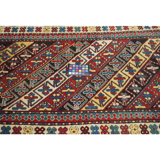Antique Ganje Kazak Rug 3'11'' X 6'9'' For Sale In New York - Image 6 of 9
