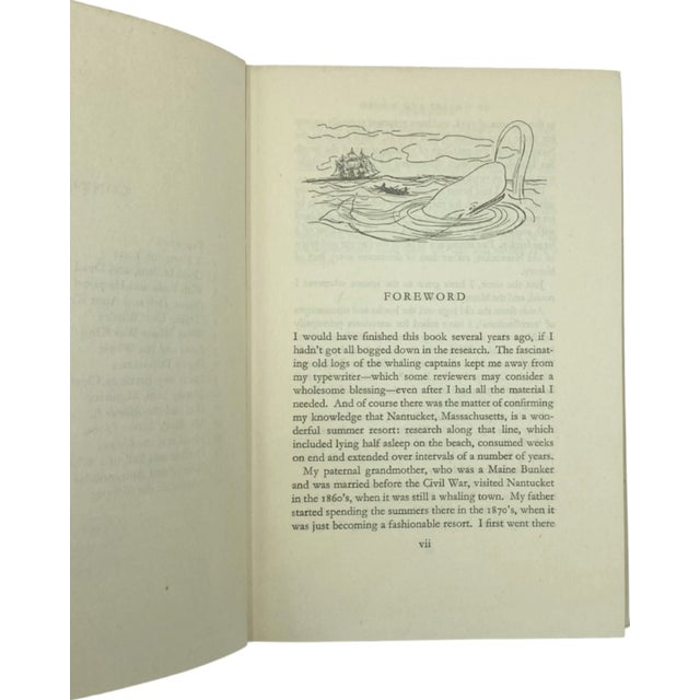 Blue Of Whales and Women by Frank B. Gilbreth Jr. – 1957 Hardcover Nantucket For Sale - Image 8 of 12