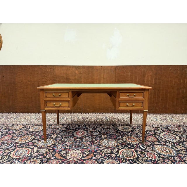 English Cherrywood Writing Desk For Sale - Image 3 of 17
