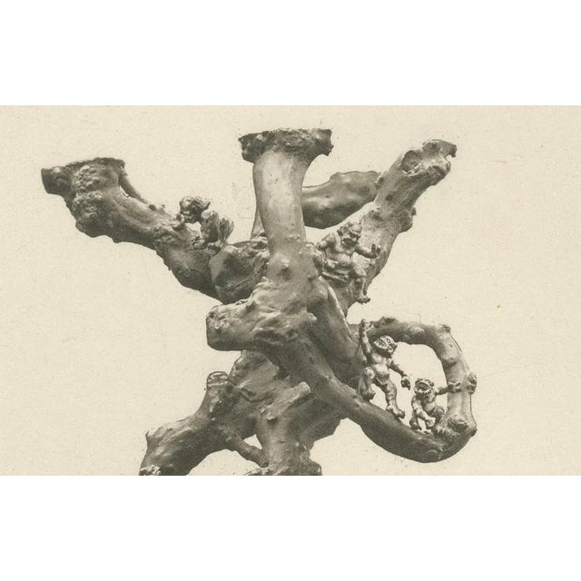 Lemercier, Ornate Japanese Sculpture Depicting Mythological and Folkloric Figures, 1884, Print For Sale - Image 4 of 6