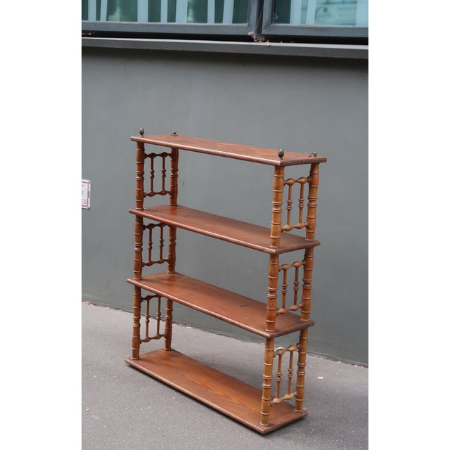 French French Antique First Half XXth Century Wall Shelf in Solid Wood. For Sale - Image 3 of 11