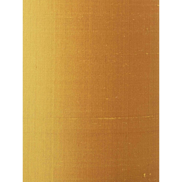 Italian Apothecary Jar Table Lamp with New Dupion Silk Lampshade from Deruta, 1800s For Sale - Image 10 of 12