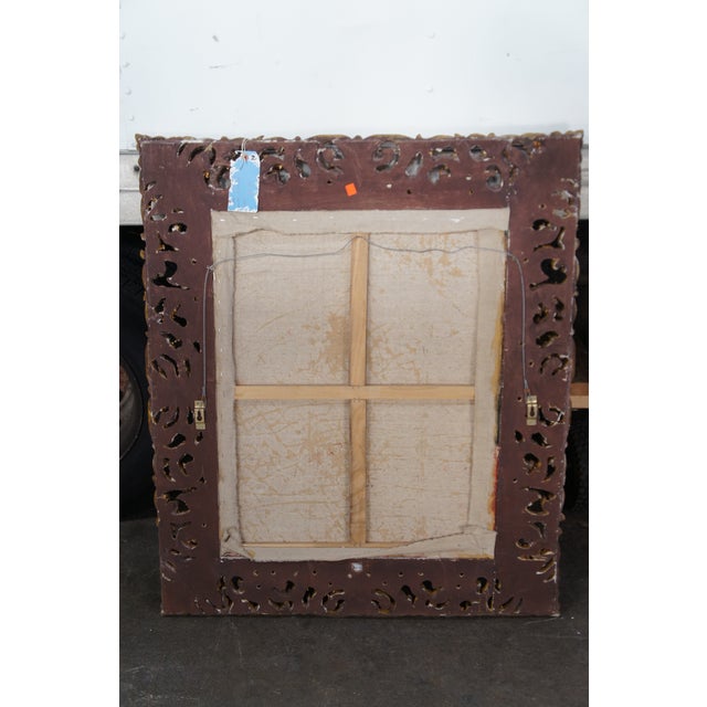 Textile Late 20th Century Marie Leszczyńska Queen of France, After Jean-Marc Nattier Oil Painting Portrait, Framed For Sale - Image 7 of 12