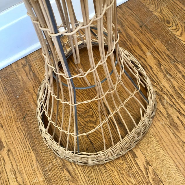 Vintage Wicker Mannequins- a Pair For Sale In Buffalo - Image 6 of 13