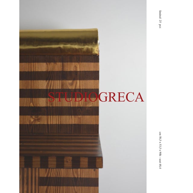 Ettore Armchair by Studio Greca For Sale - Image 4 of 15