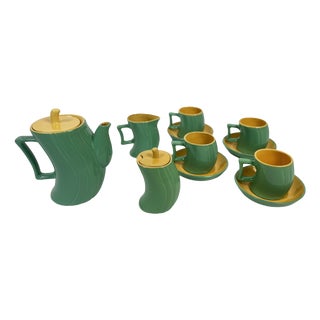 Postmodern Coffee Service by Massimo Iosa Ghini for Naj Oleari, 1980s, Set of 11 For Sale