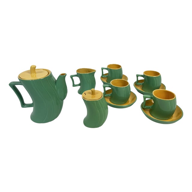 Postmodern Coffee Service by Massimo Iosa Ghini for Naj Oleari, 1980s, Set of 11 For Sale