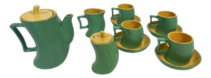 Postmodern Coffee Service by Massimo Iosa Ghini for Naj Oleari, 1980s, Set of 11
