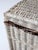 Vintage White Wicker Storage Basket For Sale - Image 6 of 18