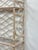 Vintage Etagere Henry Link Rattan Whitewash Three-Tier Glass Shelves Coastal For Sale In Tampa - Image 6 of 16