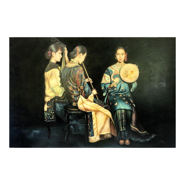 Elegant Chinese Beauties, After Chen Yifei (1946–2005) For Sale