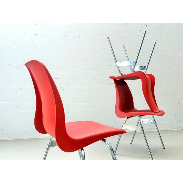 Vintage Stacking Chair from Lübke, 1970s For Sale - Image 15 of 18