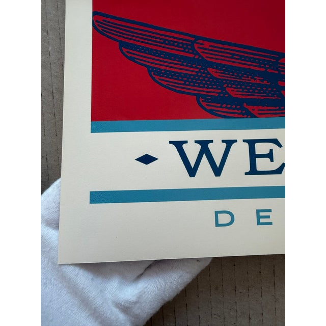 We the People Defend Dignity, Protect Each Other, Are Greater Than Fear Posters from Shepard Fairey, 2017, Set of 3 For Sale - Image 8 of 13