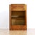 This is a fantastic 1950s English walnut and burl cocktail cabinet. The upper front cabinet door pulls open revealing a...