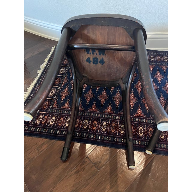 Set of 2 - Antique Bentwood Chairs, Bistro Chairs, Thonet-Style, J & J Kohn-Style, Made in Poland For Sale - Image 9 of 12