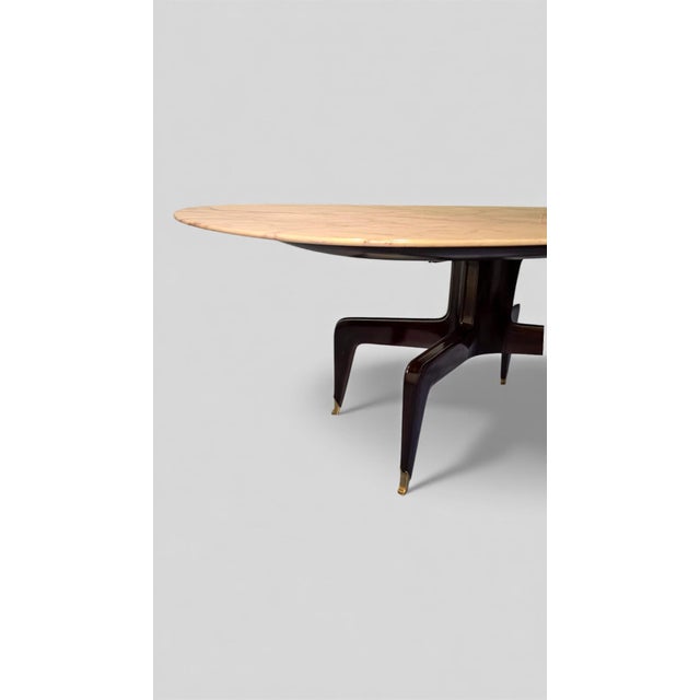 Mid-Century Modern Italian Marble Dining Table by Melchiorre Bega, 1957 For Sale - Image 6 of 18