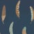 Sanderson Lismore Wallpaper in Indigo For Sale