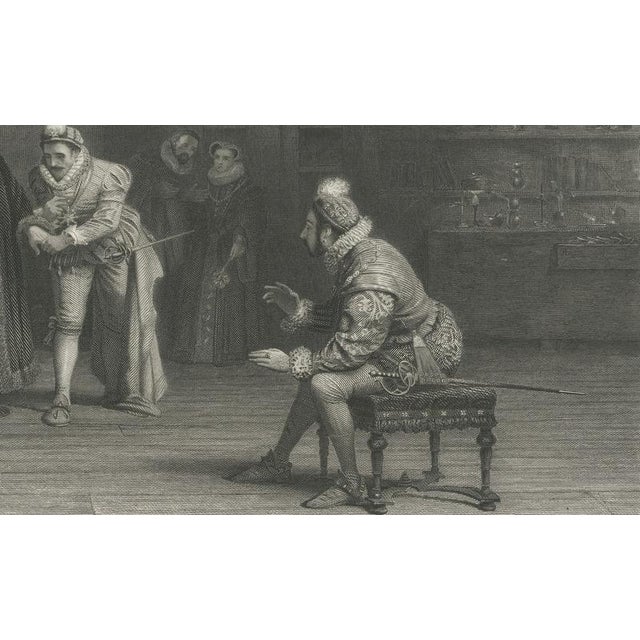 G. Greatbach, Renaissance Alchemy Interior Engraving after Tourrier, 1860, Engraving For Sale - Image 5 of 9