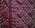 Christian Dior Medium Lady Dior Cannage Studded Burgundy Leather Bag With Strap For Sale - Image 10 of 12