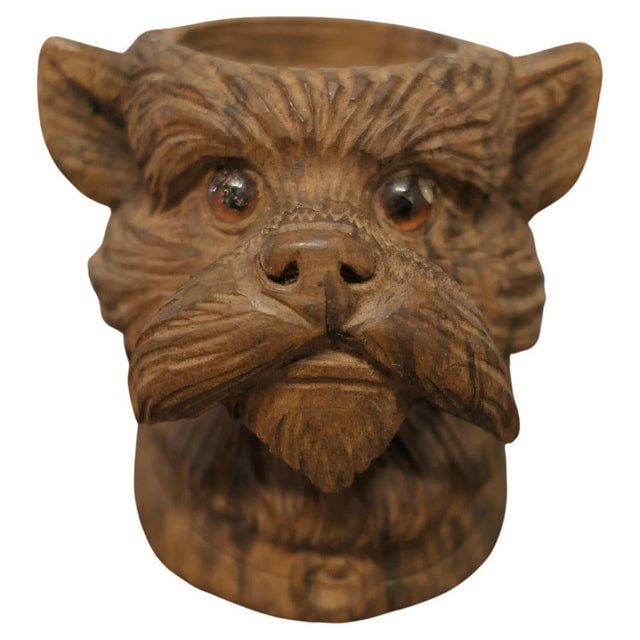 Black Forest Carved Scottie Dog, 1900 For Sale - Image 10 of 10