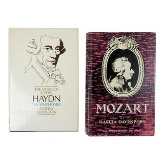 Vintage Composer Books Mozart & Haydn - a Pair For Sale