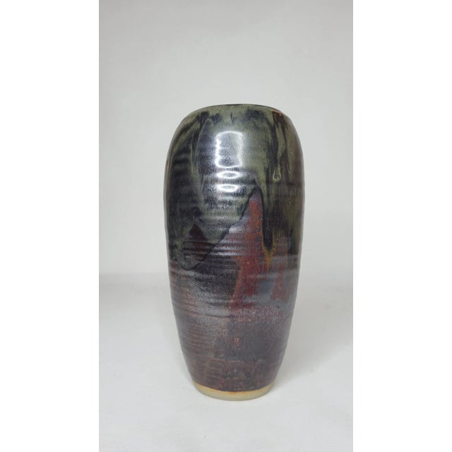 Ceramic - Stoneware vase - Brigitte Sabatier (1962-2008) H.25 cm Hollow signature. This piece has an attribution mark, I...
