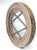 Wonderful architectural window! Handcrafted with special attention to details. Eight carved button flower medallions are...