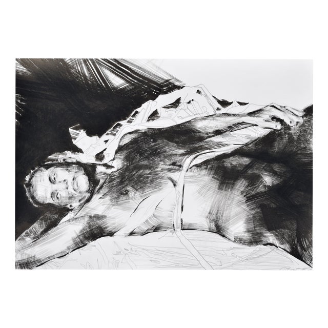 Christian Bauer, Nude, Rafi, 1990s, Ink & Pencil For Sale
