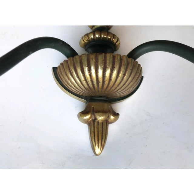 Mid-Century Modern 1960s Maison Jansen Sconces - A Pair For Sale - Image 3 of 4
