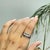 March Birthstone East West Aquamarine & Diamond Ring Size 6 by Carat&Her For Sale - Image 9 of 13