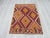 Boho Chic Vintage Colorful Turkish Kilim Rug - 3'4" X 4'8" For Sale - Image 3 of 6
