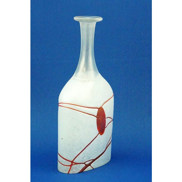 20th Century Scandinavian Glass Bottle Vase from Kosta Boda Bertil Vallien, Sweden, 1930s For Sale - Image 3 of 18