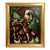 Boris Deutsch, 1947 Expressionist Oil Painting Flute Player Musician Boris Deutsch WPA Artist, 1947, Framed For Sale