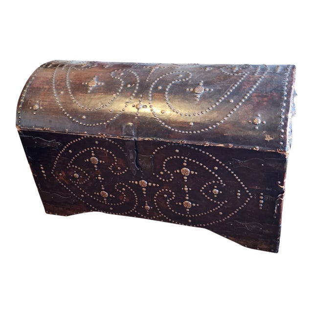 Antique Domed Trunk For Sale