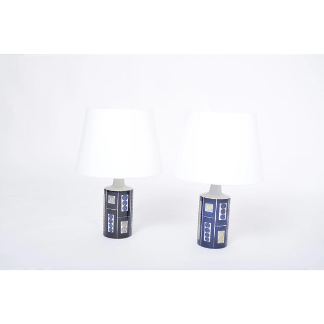 Mid-Century Modern Royal 9 Tenera Table Lamps attributed to Inge-Lise Koefoed for Fog & Mørup, 1967, 1960s, Set of 2 For Sale - Image 3 of 6