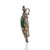 Not Yet Made - Made To Order Handcrafted Peacock Motif Brooch Pendant With Multi Gems and Diamonds For Sale - Image 5 of 14
