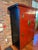 Chinese Mid 20th Century Red Chinese-Style Cabinet / Armoire With Brass Hardware For Sale - Image 3 of 5