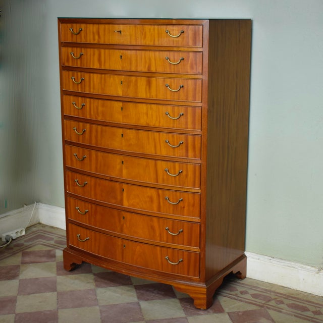 Very high class chest of drawers. Probably designed by Kaare Klint, Jacob Kjær or Ole Wanscher. This type is called...