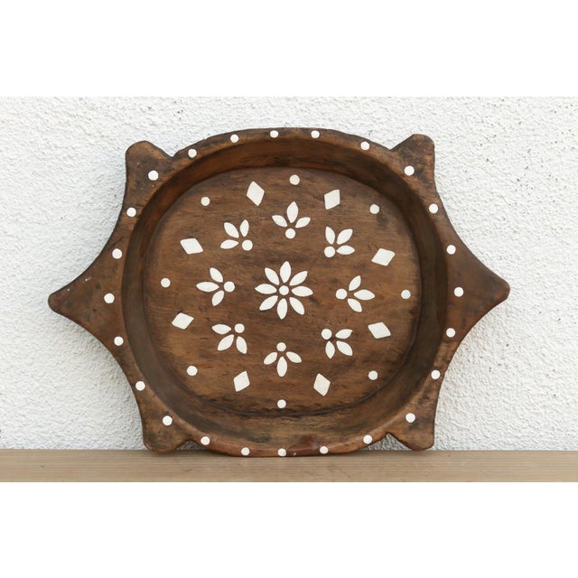 1960s Painted Vintage Floral Art Centerpiece For Sale - Image 5 of 6