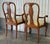 Lovely pair of Queen Anne armchairs by Buying and design.Features classic design elements including elegant cabriole legs...