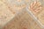 Large 8'1" X 9'7" Hand-Knotted Afghan Oushak Rug in Sky Blue & Sand Gold For Sale - Image 10 of 10