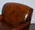 Large Howard Style Hand Dyed Leather Armchairs with Feather Filled Cushions, Set of 2 For Sale - Image 18 of 18