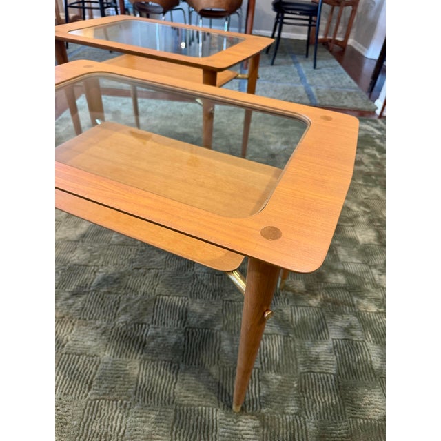 A Pair of Mid Century Modern Side Tables in the Style of Paul McCobb, Circa 1960s. For Sale - Image 10 of 12