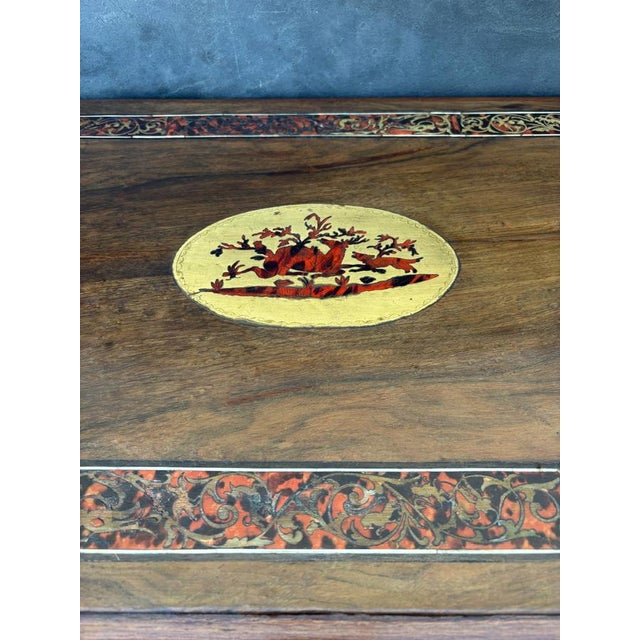 20th Century Spanish Barley Twist Table with Inlaid Marquetry Top, 1920 For Sale - Image 11 of 14