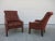 Late 20th Century Maroon Hekman Howard Miller Tufted Side Chairs For Sale - Image 5 of 12