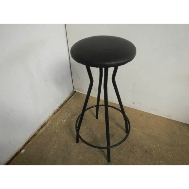 Stool with Footrest, 1980s For Sale - Image 9 of 9