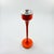 Italian Space Age Floor Ashtray in Orange Plastic and Chrome, 1970s For Sale - Image 10 of 14