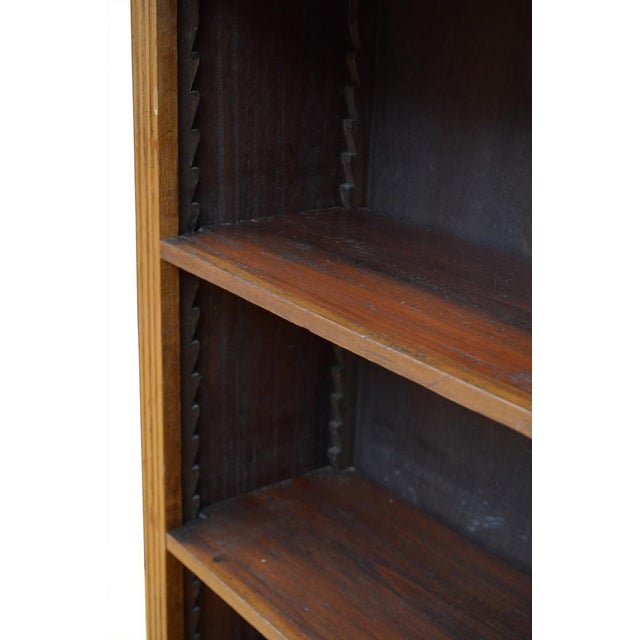 1900 - 1909 Edwardian Walnut Open Bookcase, 1900 For Sale - Image 5 of 18