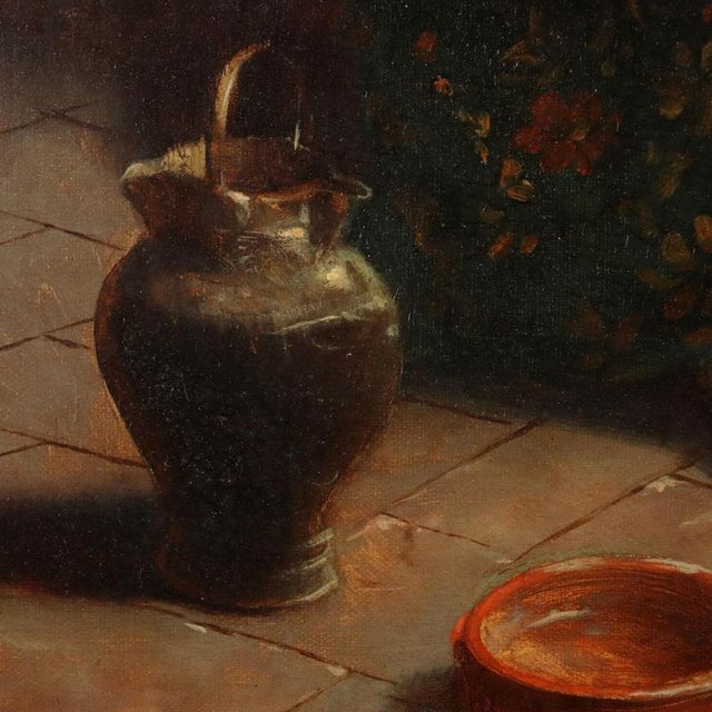 Jules Zermati, Untitled, Oil on Canvas, Framed For Sale - Image 9 of 15