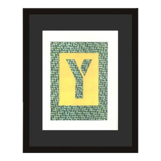 1990s 'Y' From 'Hockney's Alphabet' by David Hockney For Sale